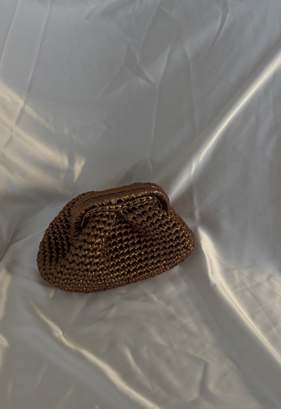 Bronze amor bag| תיק סרוג ברונזה
