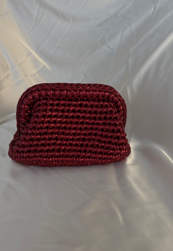 Red amor bag| תיק סרוג אדום