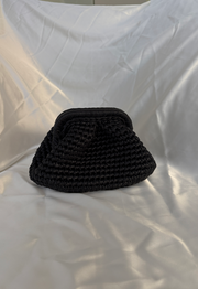 Black amor bag| תיק סרוג שחור